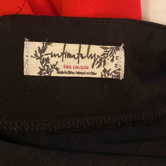 Free People Black Tie Strap Bodysuit - Picture 4 of 6